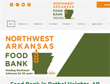 Tablet Screenshot of nwafoodbank.org